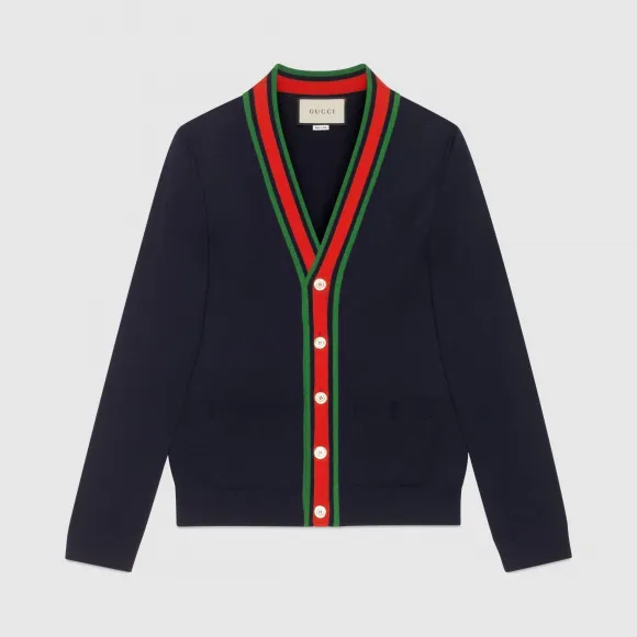 古驰/Gucci 羊毛针织开衫 576806-XKAUL-4548