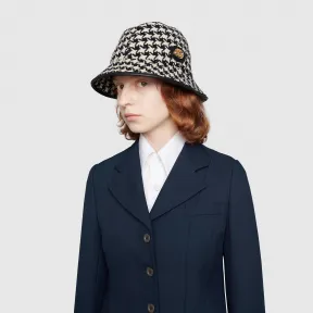 古驰/Gucci 千鸟格软呢帽 577731_3HI48_9060