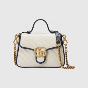 古驰/Gucci  GG Marmont系列迷你手提包 583571-0OLFX-9085