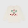 古驰/Gucci 儿童 网球刺绣卫衣 586138 XJBHC 9061