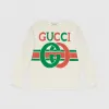 古驰/Gucci 儿童互扣式双G印花卫衣 587044-XJBDE-9061