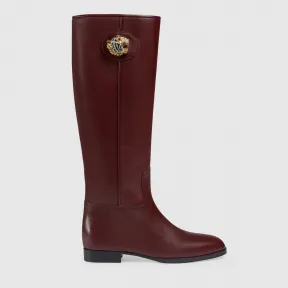 古驰/Gucci 饰虎头皮革靴子 596854_A3N00_6629