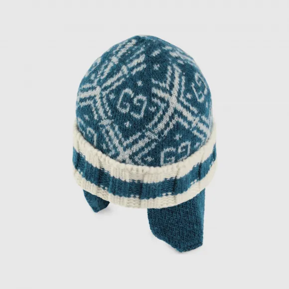 古驰/Gucci 婴儿GG羊毛帽 598668_3K206_9268