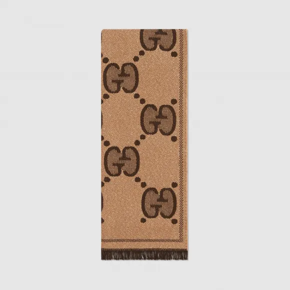 古驰/Gucci GG羊毛提花围巾 598993-3GC15-9764