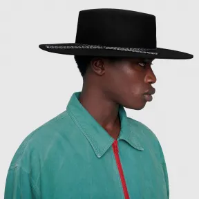 古驰/Gucci 宽边毛毡帽 599004_4HI39_1060