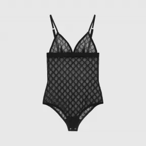 古驰/Gucci GG薄纱连体衣 599604-XUAAW-1000