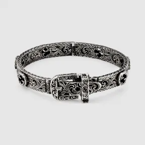 古驰/Gucci 女士 Garden系列纯银手镯 600137_J8400_0811