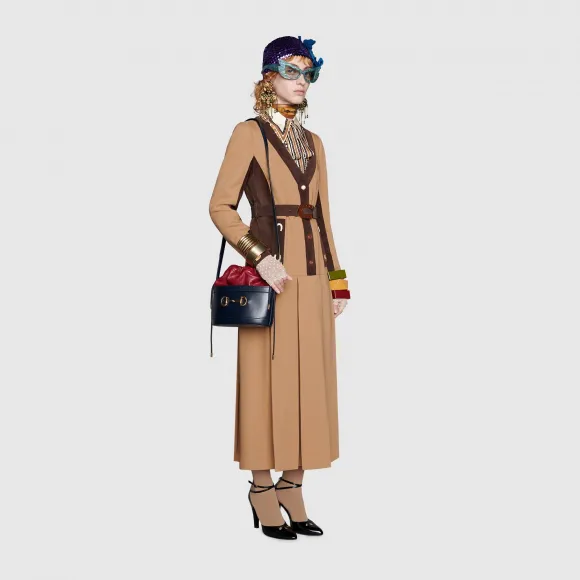 古驰/Gucci Gucci 1955马衔扣水桶包 602118_1DBLG_8495