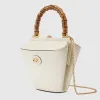 古驰/Gucci 日本限量小号竹链水桶包 616437-DJ20K-9022