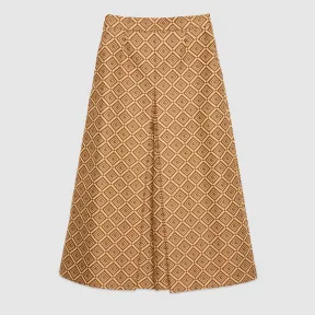 古驰/Gucci GG棋盘格提花裙裤 619498-ZAD9E-2064