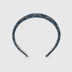 古驰/Gucci GG Denim系列发箍 652835-3HAAH-4900