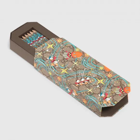 古驰/Gucci Disney x Gucci唐老鸭铅笔套装 662087-JCQW0-9073 