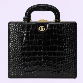 古驰/Gucci 装饰性扑克牌套装，附有鳄鱼盒子 662474-EAAGQ-1093