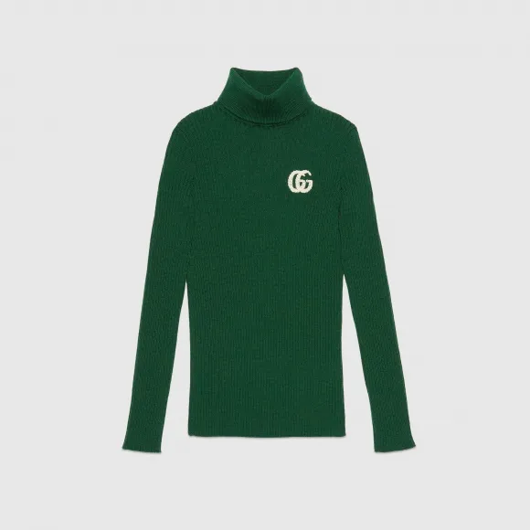 古驰/Gucci 儿童GG羊毛高领衫 663184-XKBXU-3072