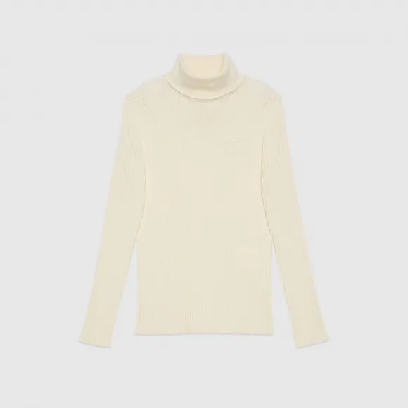 古驰/Gucci 儿童GG羊毛高领衫 663184-XKBXU-9791 