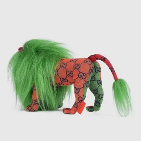 古驰/Gucci 全新GG帆布狮子装饰 670235-21HPP-7770 