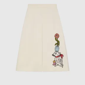 古驰/Gucci 日本限定 Yuko Higuchi 动物补丁裙 672233-ZAHSK-9783