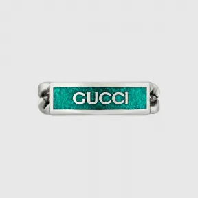 古驰/Gucci 饰珐琅Gucci标识戒指 678711-J8410-8183 