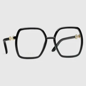 古驰/Gucci 几何造型镜框 黑色注塑  684471-J1691-1091