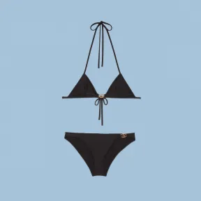 古驰/Gucci GG 弹力平纹针织比基尼 688999-XHAEW-1000 