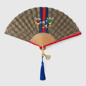 古驰/Gucci Disney x Gucci小型唐老鸭扇子 693661-FABIR-8949
