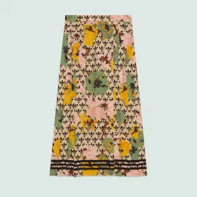 古驰/Gucci 阿迪达斯 x 古驰 GG 三叶草罂粟花裙子 703001-ZALFY-7149