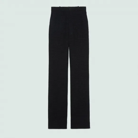 古驰/Gucci 金银花呢羊毛裤 705919-ZAF3G-1000 