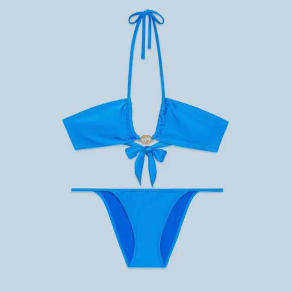 古驰/Gucci 互扣式 G 比基尼 709078-X7B96-4080 