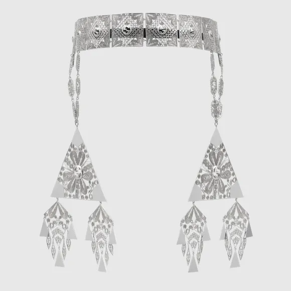 古驰/Gucci 几何吊坠发饰 727339-IAACR-8525