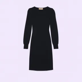 古驰/Gucci 超级精致的羊毛连身长裙 731128-XKCMW-1000