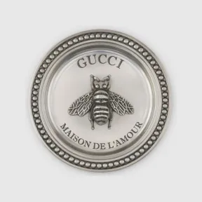 古驰/Gucci 银色调黄铜Gucci蜜蜂香盘 738457-ZAMOR-1750