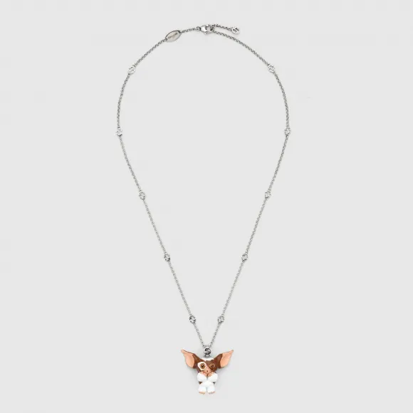 古驰/Gucci 交错的G链与小精灵吊坠 746114-J1630-8489