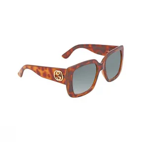 古驰/Gucci  绿色 胶 太阳眼镜 GG0141S-002-53