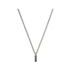 古驰/Gucci 项链与 Script 吊坠 银色 YBB67871400300U