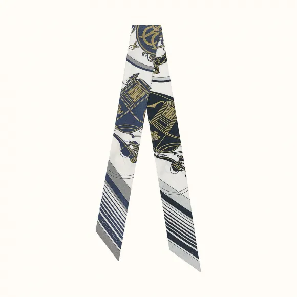 爱马仕/Hermes “藏书章”Twilly小丝巾 H063791S-10