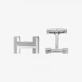 爱马仕/Hermes  方块H袖扣 H077189FP00