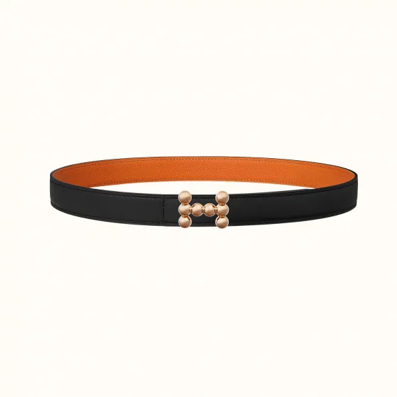 爱马仕/Hermes Bubbles belt皮带扣&双面皮腰带24毫米 H081665CDZ2-H052150CABW070