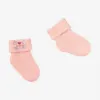 爱马仕/Hermes 玫瑰色 Adada婴儿袜 H102368M_02
