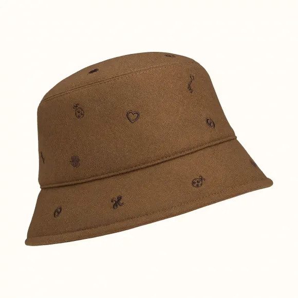 爱马仕/Hermes Debbie Charms女士渔夫帽 H212011N-BZ57