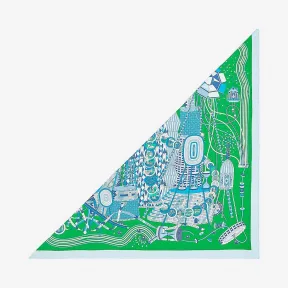 爱马仕/Hermes “时光实验室”大三角巾 H572702S-06