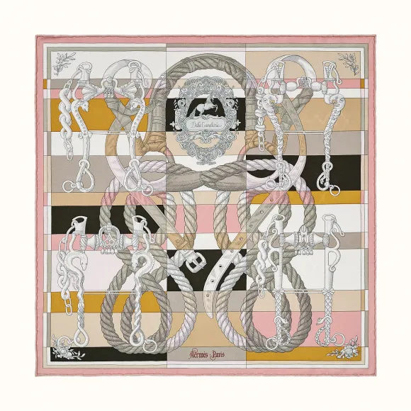 爱马仕/Hermes “骏马骑士”45厘米方巾 H892813S-16