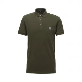 雨果博斯/Hugo Boss 男士修身版弹力棉凸纹布polo衫 hbas50378334346