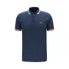 雨果博斯/Hugo Boss 男士徽标底领棉质珠地布 Polo 衫 hbas50398302413