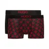 雨果博斯/Hugo Boss 男士印花纯色弹力棉泳裤两件装 hbas50403225008