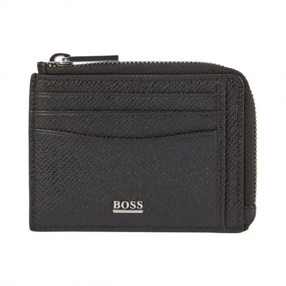雨果博斯/Hugo Boss 男士短款拉链钱包卡包 hbas50407200001