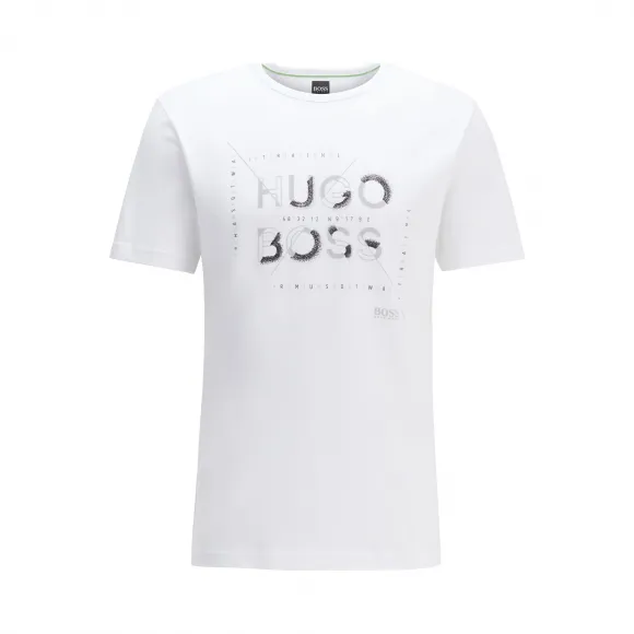 雨果博斯/Hugo Boss 新季图片装饰常规版型 T 恤 hbas50418533100