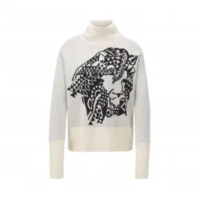 雨果博斯/Hugo Boss 提花图案宽松羊绒毛衣 hbas50420855960