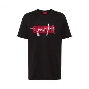 雨果博斯/Hugo Boss 新一季倒置标识常规款 T 恤 hbas50421541001