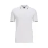 雨果博斯/Hugo Boss Porsche x BOSS联名款男士光泽镶边棉质修身版 polo 衫 hbas50423709100