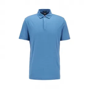 雨果博斯/Hugo Boss 男士意大利初剪羊毛条纹 Polo 衫 hbas50425637479